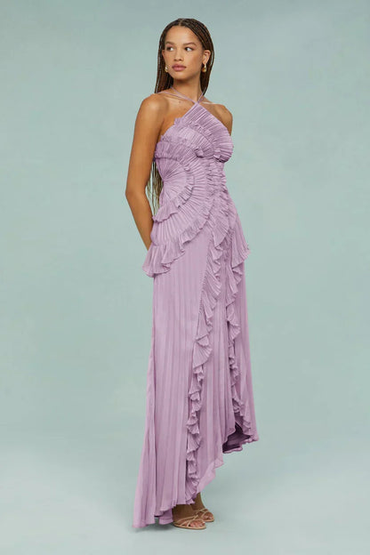 Diane-Ruffled Dress