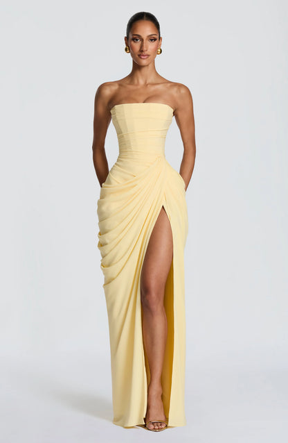Nelly-Strapless gown