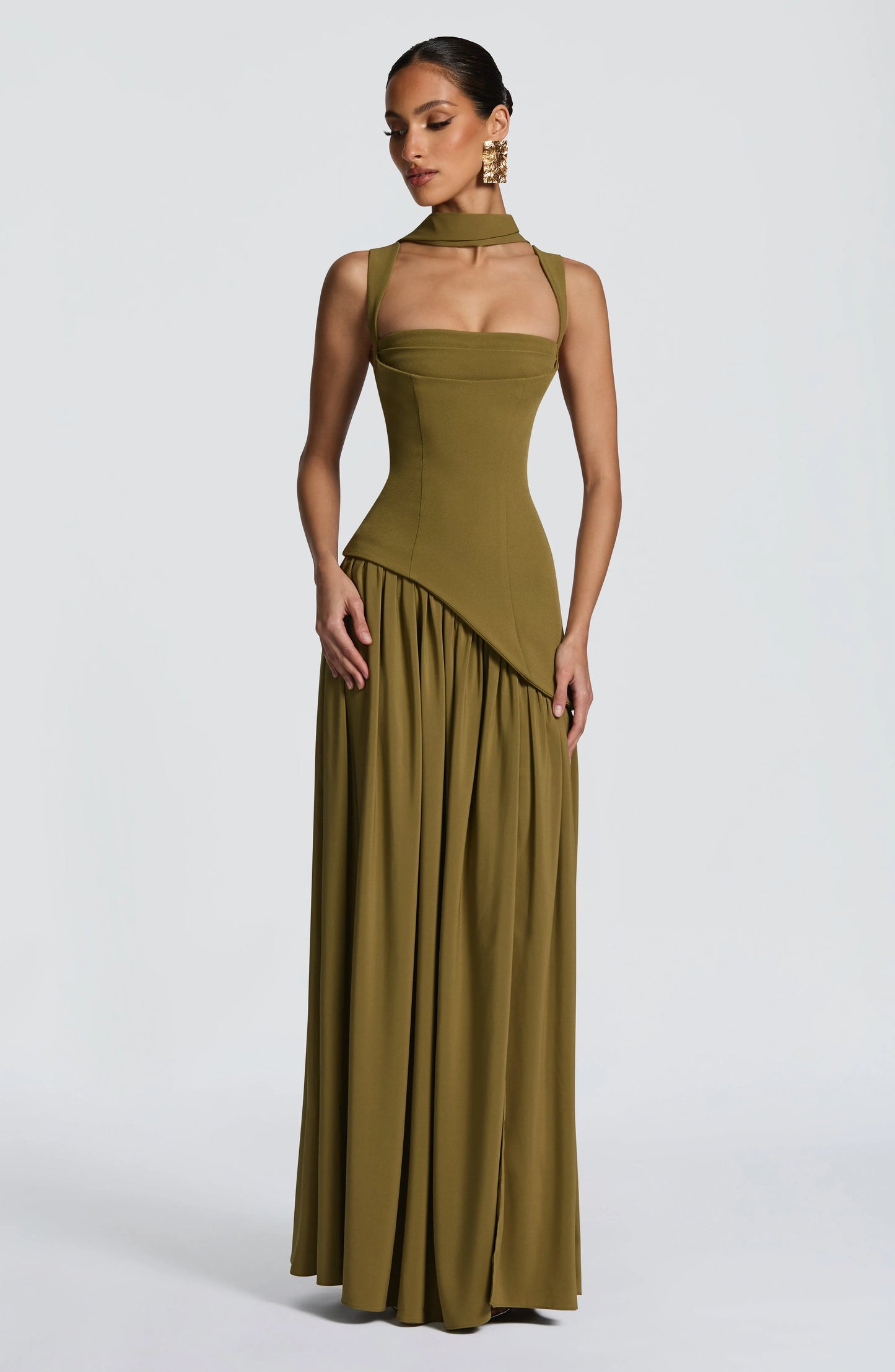 Stacy-Tullula Dress Olive