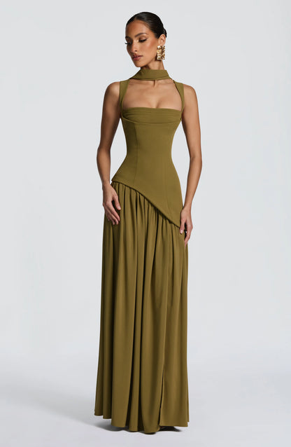 Stacy-Tullula Dress Olive