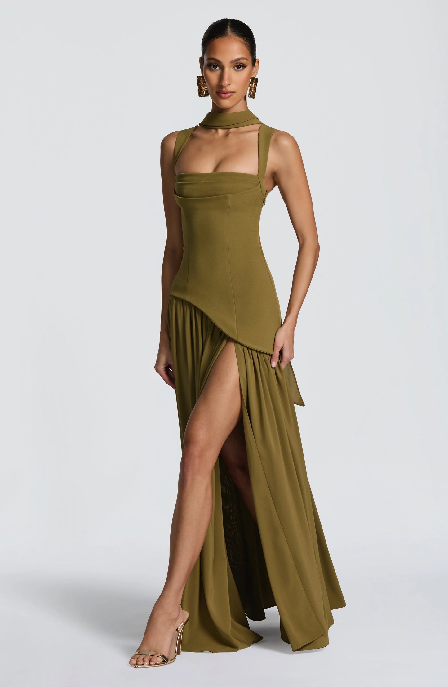 Stacy-Tullula Dress Olive