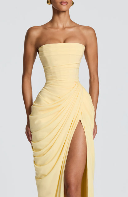 Nelly-Strapless gown